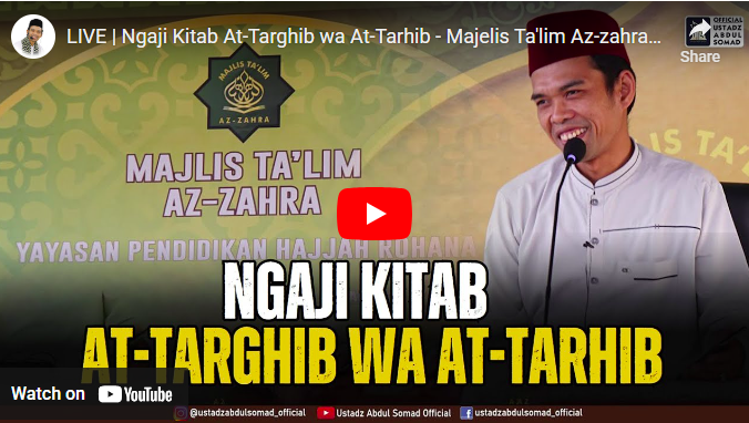 Ngaji Kitab At-Targhib wa At-Tarhib